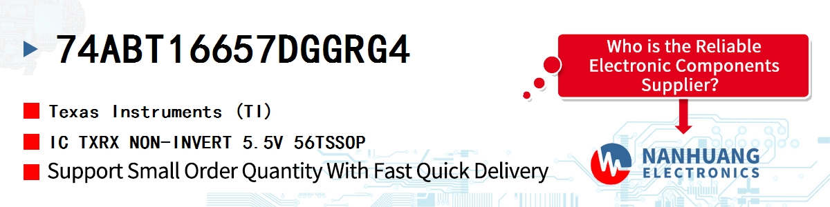 74ABT16657DGGRG4 TI IC TXRX NON-INVERT 5.5V 56TSSOP