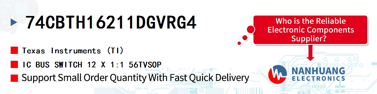 74CBTH16211DGVRG4 TI IC BUS SWITCH 12 X 1:1 56TVSOP