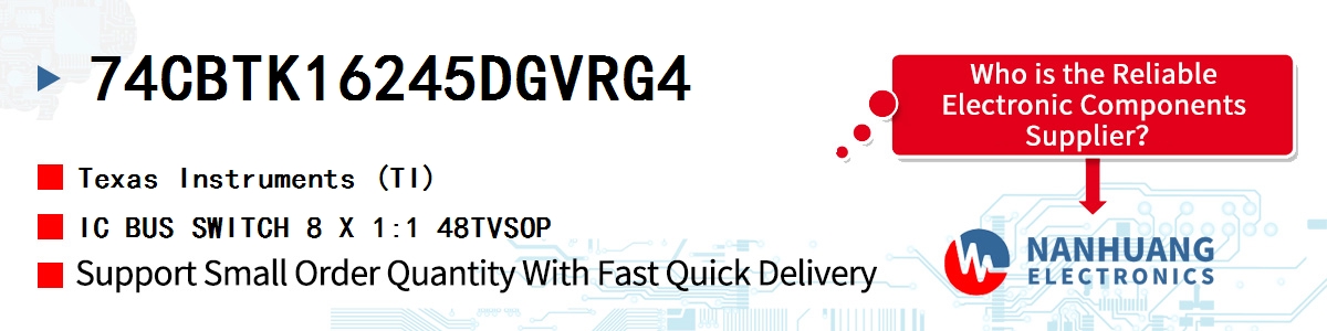 74CBTK16245DGVRG4 TI IC BUS SWITCH 8 X 1:1 48TVSOP