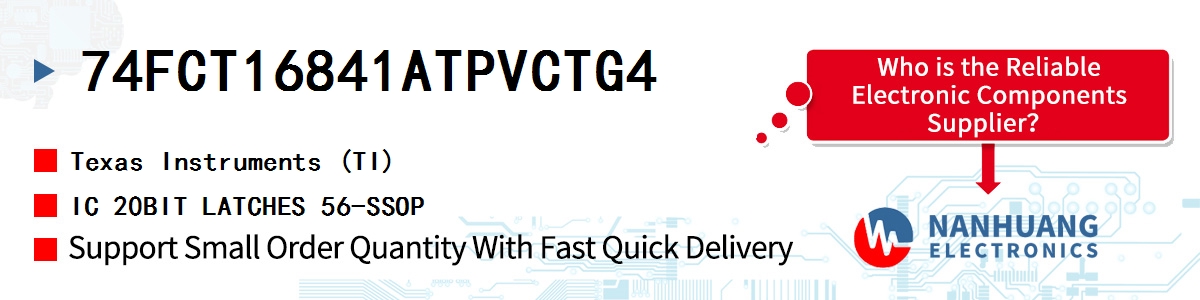 74FCT16841ATPVCTG4 TI IC 20BIT LATCHES 56-SSOP