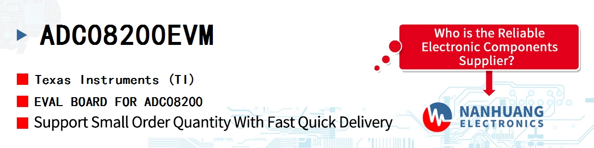 ADC08200EVM TI EVAL BOARD FOR ADC08200