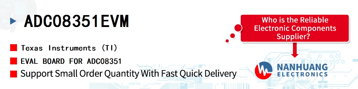 ADC08351EVM TI EVAL BOARD FOR ADC08351