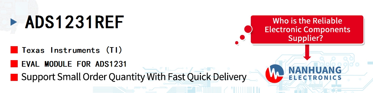 ADS1231REF TI EVAL MODULE FOR ADS1231