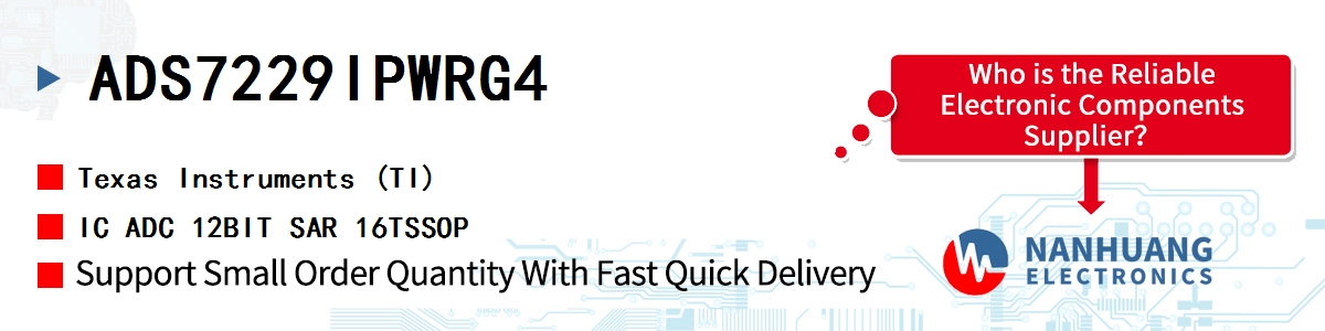 ADS7229IPWRG4 TI IC ADC 12BIT SAR 16TSSOP