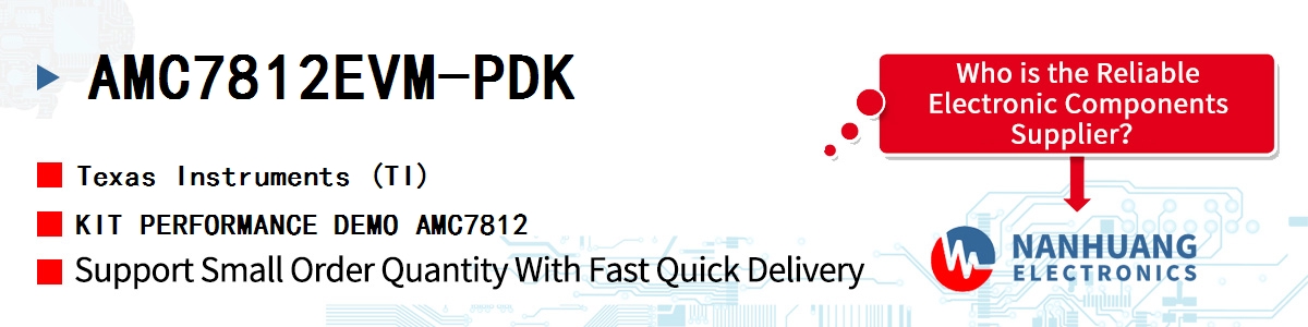 AMC7812EVM-PDK TI KIT PERFORMANCE DEMO AMC7812