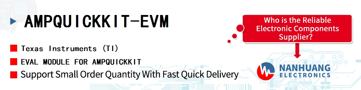 AMPQUICKKIT-EVM TI EVAL MODULE FOR AMPQUICKKIT