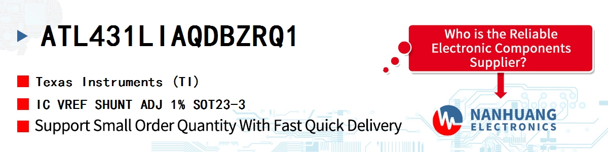 ATL431LIAQDBZRQ1 TI IC VREF SHUNT ADJ 1% SOT23-3