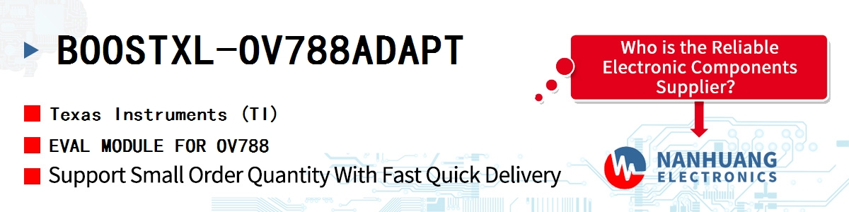 BOOSTXL-OV788ADAPT TI EVAL MODULE FOR OV788