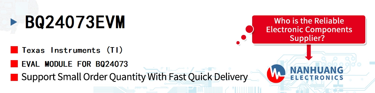 BQ24073EVM TI EVAL MODULE FOR BQ24073
