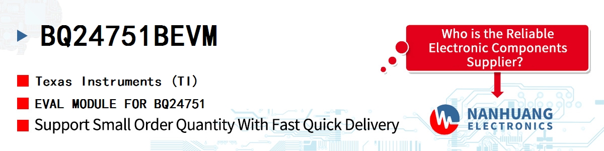 BQ24751BEVM TI EVAL MODULE FOR BQ24751