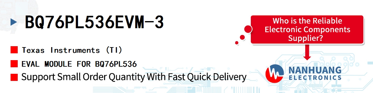 BQ76PL536EVM-3 TI EVAL MODULE FOR BQ76PL536