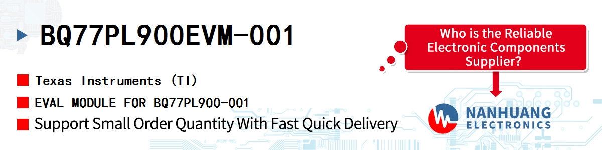 BQ77PL900EVM-001 TI EVAL MODULE FOR BQ77PL900-001