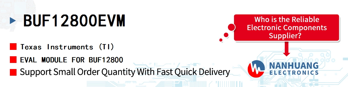 BUF12800EVM TI EVAL MODULE FOR BUF12800