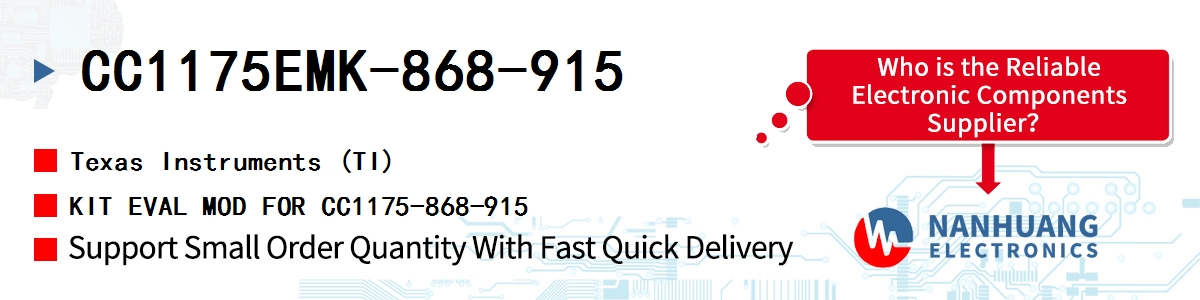 CC1175EMK-868-915 TI KIT EVAL MOD FOR CC1175-868-915