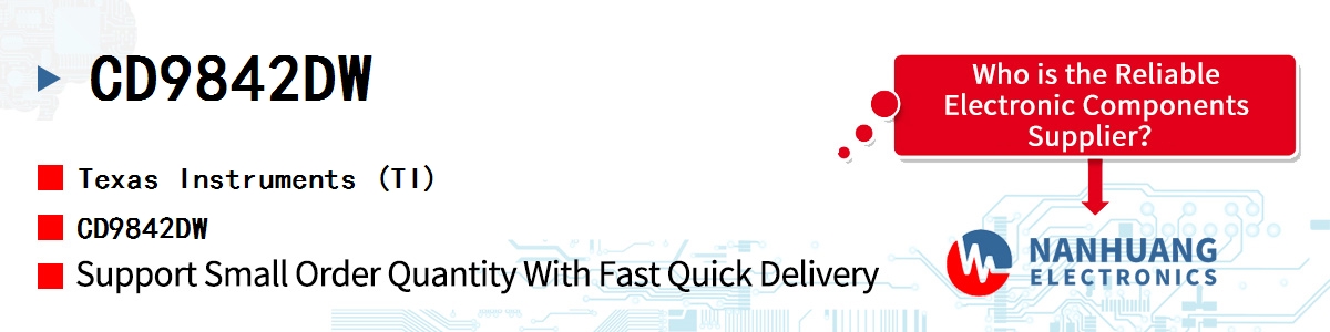 CD9842DW TI CD9842DW