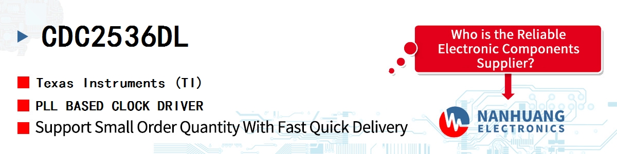 CDC2536DL TI PLL BASED CLOCK DRIVER