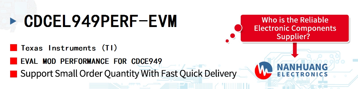 CDCEL949PERF-EVM TI EVAL MOD PERFORMANCE FOR CDCE949