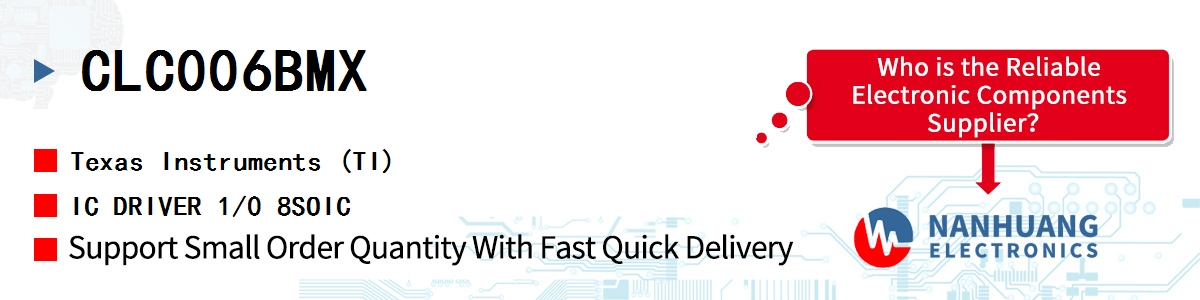 CLC006BMX TI IC DRIVER 1/0 8SOIC