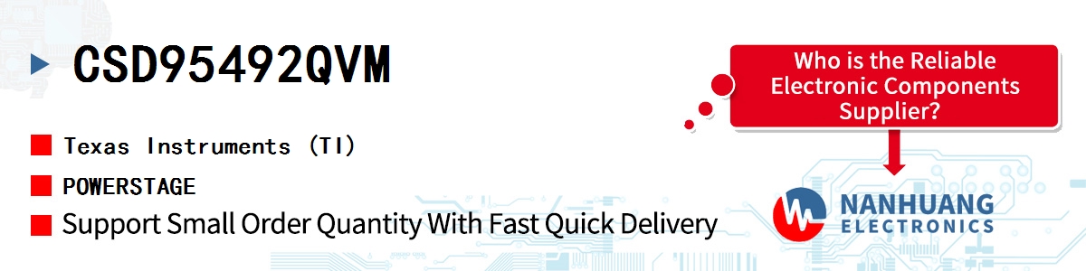 CSD95492QVM TI POWERSTAGE