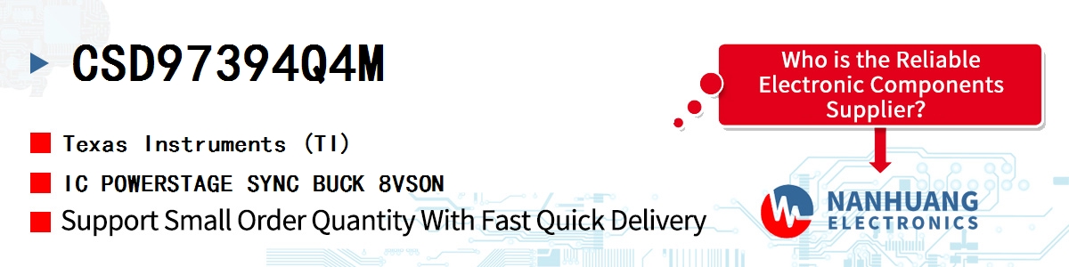 CSD97394Q4M TI IC POWERSTAGE SYNC BUCK 8VSON