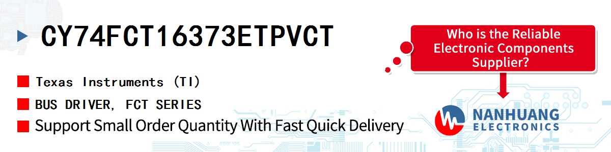 CY74FCT16373ETPVCT TI BUS DRIVER, FCT SERIES