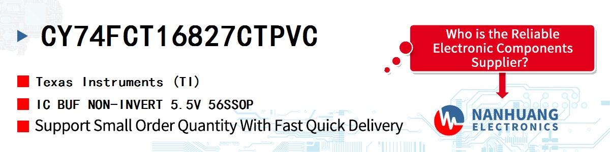 CY74FCT16827CTPVC TI IC BUF NON-INVERT 5.5V 56SSOP