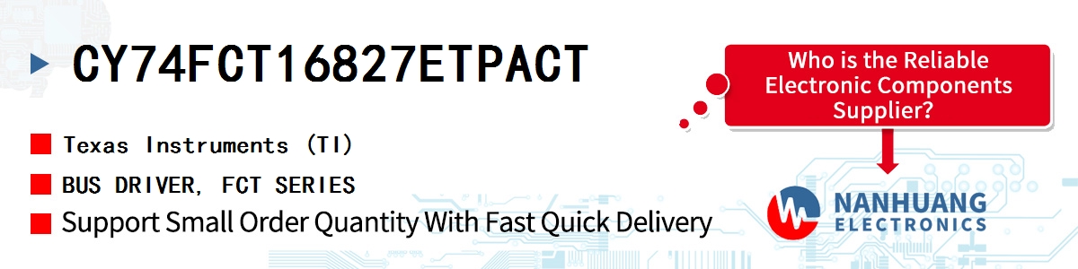 CY74FCT16827ETPACT TI BUS DRIVER, FCT SERIES