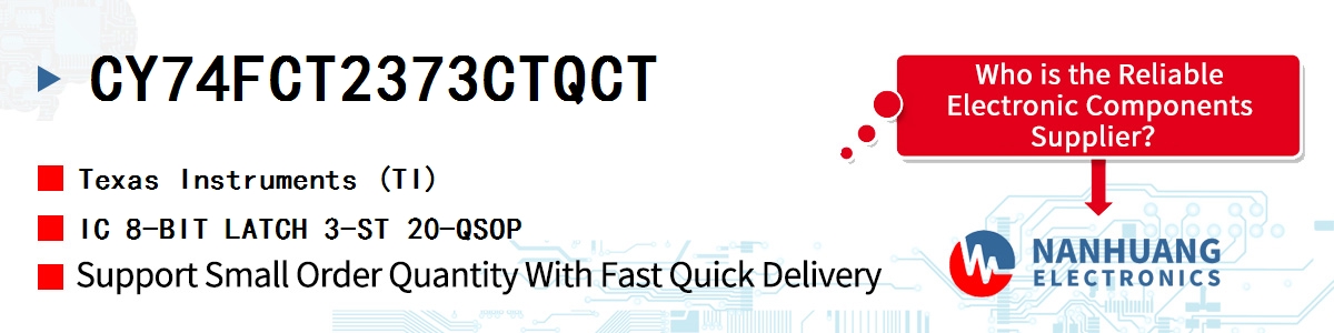 CY74FCT2373CTQCT TI IC 8-BIT LATCH 3-ST 20-QSOP