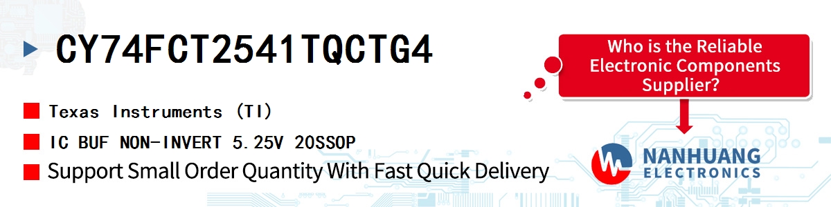 CY74FCT2541TQCTG4 TI IC BUF NON-INVERT 5.25V 20SSOP