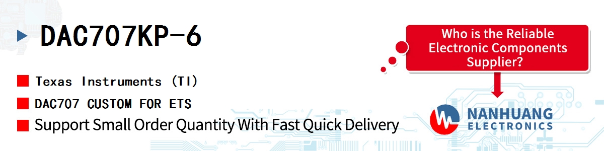 DAC707KP-6 TI DAC707 CUSTOM FOR ETS