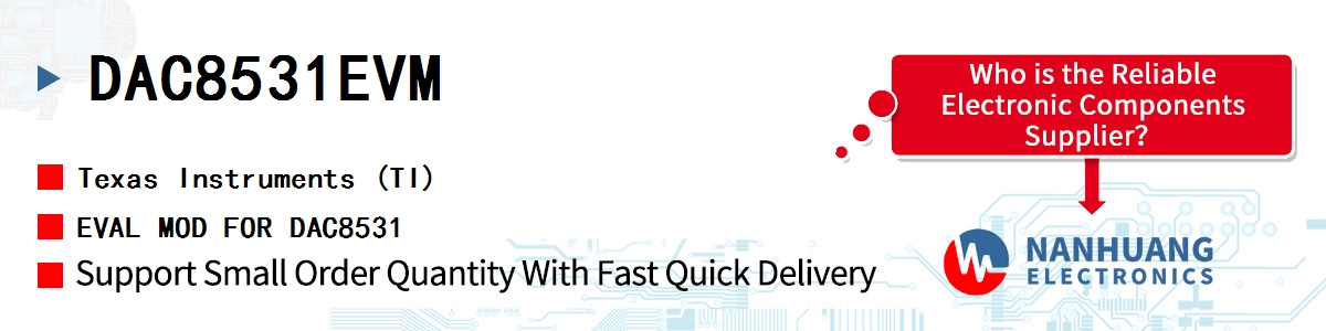 DAC8531EVM TI EVAL MOD FOR DAC8531