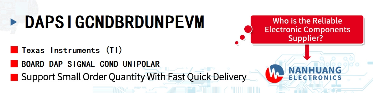 DAPSIGCNDBRDUNPEVM TI BOARD DAP SIGNAL COND UNIPOLAR