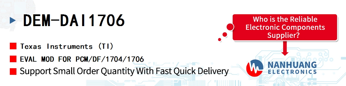 DEM-DAI1706 TI EVAL MOD FOR PCM/DF/1704/1706