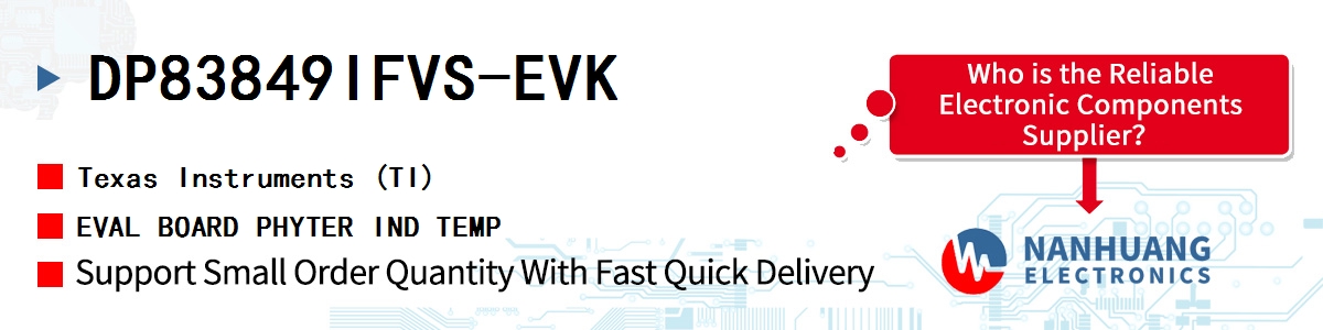 DP83849IFVS-EVK TI EVAL BOARD PHYTER IND TEMP