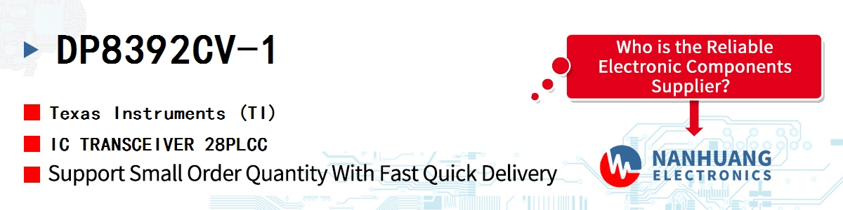 DP8392CV-1 TI IC TRANSCEIVER 28PLCC