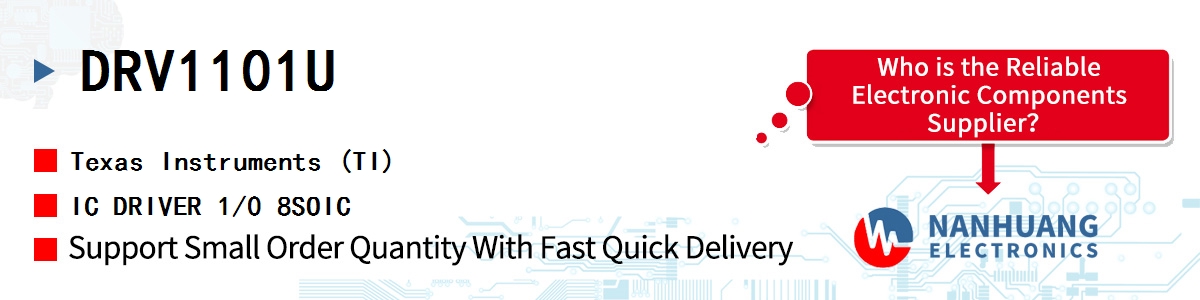 DRV1101U TI IC DRIVER 1/0 8SOIC