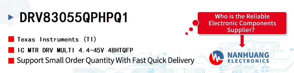 DRV83055QPHPQ1 TI IC MTR DRV MULTI 4.4-45V 48HTQFP