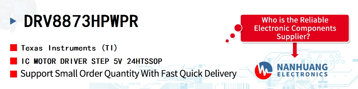 DRV8873HPWPR TI IC MOTOR DRIVER STEP 5V 24HTSSOP