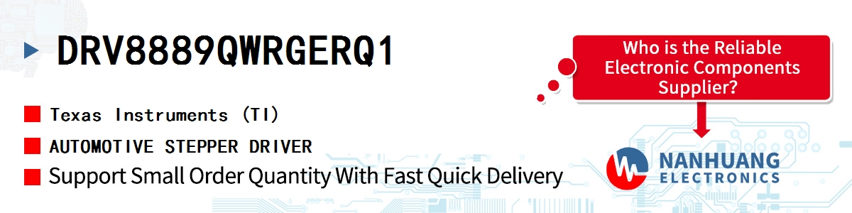 DRV8889QWRGERQ1 TI AUTOMOTIVE STEPPER DRIVER
