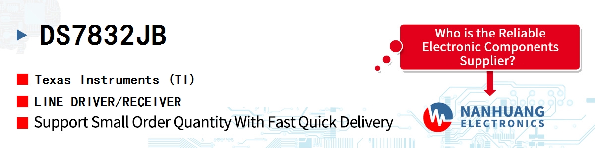 DS7832JB TI LINE DRIVER/RECEIVER