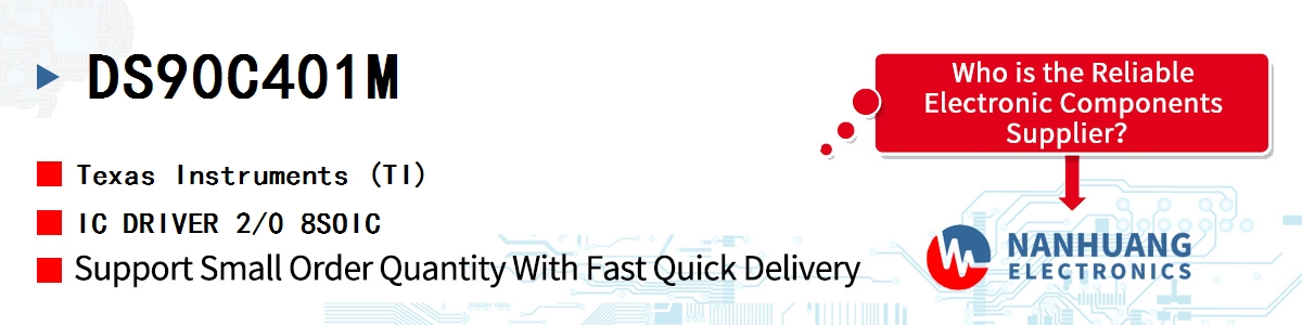 DS90C401M TI IC DRIVER 2/0 8SOIC