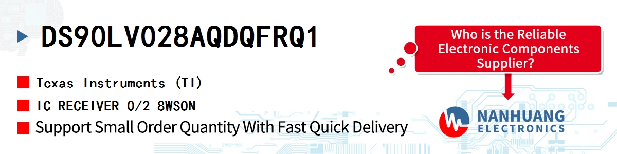 DS90LV028AQDQFRQ1 TI IC RECEIVER 0/2 8WSON