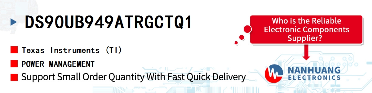 DS90UB949ATRGCTQ1 TI POWER MANAGEMENT