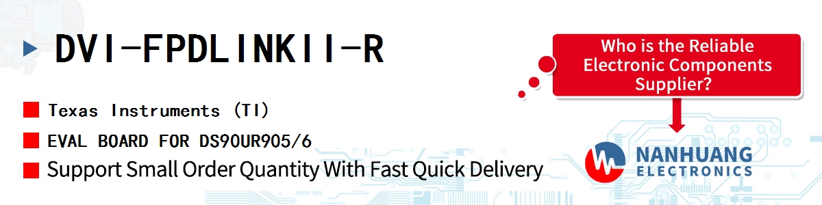 DVI-FPDLINKII-R TI EVAL BOARD FOR DS90UR905/6
