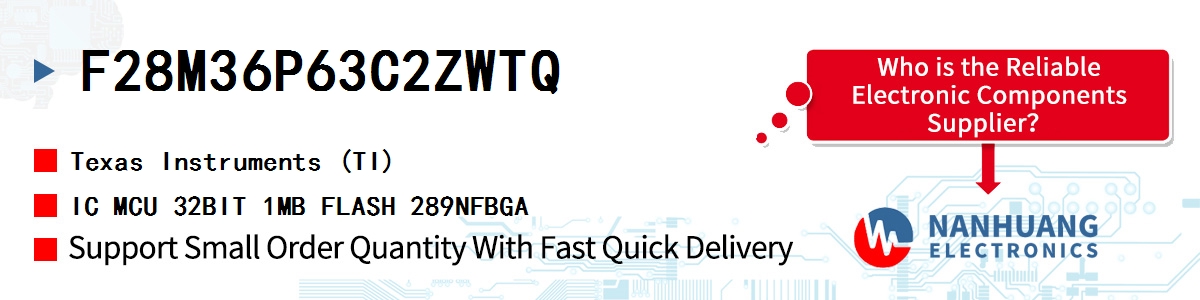 F28M36P63C2ZWTQ TI IC MCU 32BIT 1MB FLASH 289NFBGA