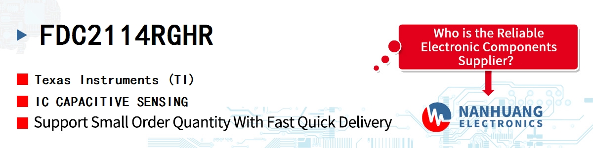 FDC2114RGHR TI IC CAPACITIVE SENSING