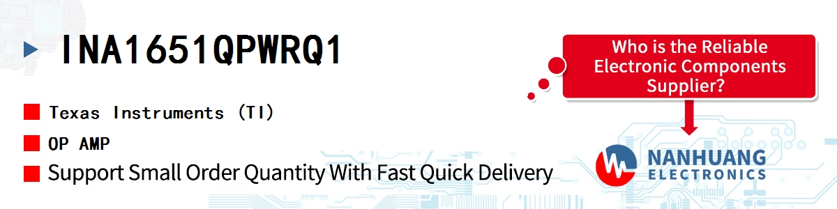 INA1651QPWRQ1 TI OP AMP