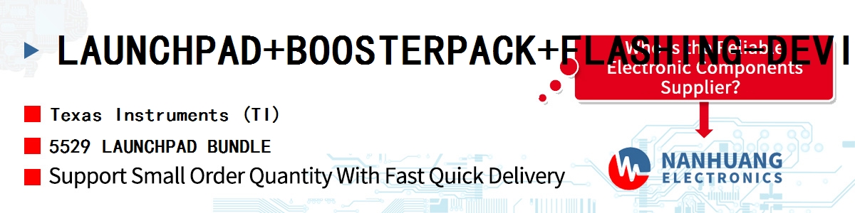 LAUNCHPAD+BOOSTERPACK+FLASHING-DEVICE-ND TI 5529 LAUNCHPAD BUNDLE
