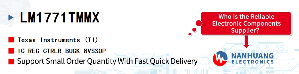 LM1771TMMX TI IC REG CTRLR BUCK 8VSSOP