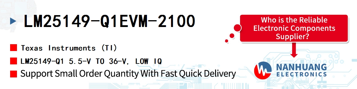 LM25149-Q1EVM-2100 TI LM25149-Q1 5.5-V TO 36-V, LOW IQ